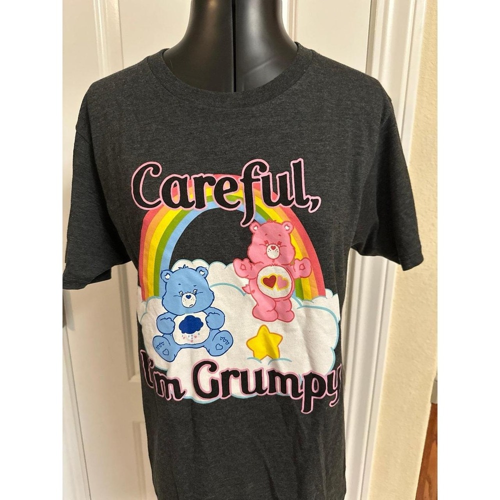 Carebear "Careful, I'm Grumpy" Short Sleeve T-Shirt, Women's Small